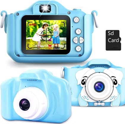CADDLE & TOES Kids Digital Camera 1080P HD for 4+ to 12 Year Old Boys/Girls, Toddler Video Camera, Christmas/Birthday Gift (Blue-Bunny) CADDLE & TOES Kids Digital Camera 1080P HD for 4+ to 12 Year Old Boys/Girls, Toddler Video Camera, Christmas/Birthday 