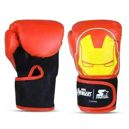 Starter Iron Man Focus Pad with Boxing Gloves