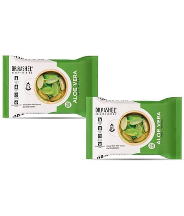 DR.RASHEL Aloe Vera Wet Wipes ( 25 Pcs ) Pack of 2