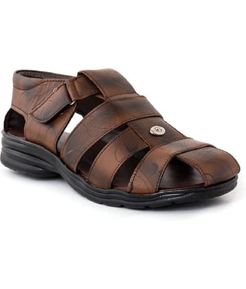 INFINITRENZ - Brown Men's Sandals