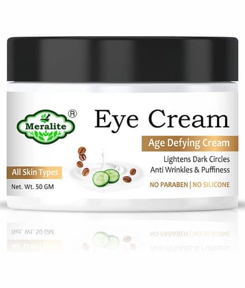 MERALITE Under Eye Cream Enriched with Natural Oils to Remove Dark Circles & Wrinkles Eye Patch 50 g