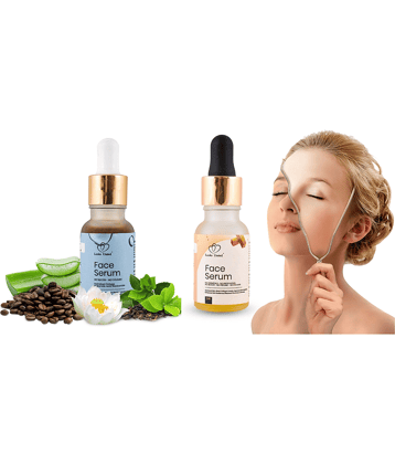 Looks United Hyaluronic Acid Face Serum & 24k Gold Face Serum Pack Of 2 (15ml Each)