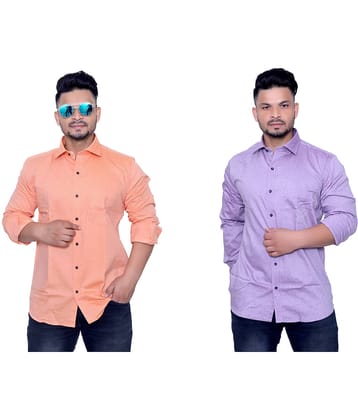 Aish N Ridh 100 Percent Cotton Regular Fit Solids Men's Casual Shirt - Multi ( Pack of 1 )