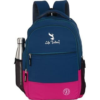 Life Today Large 36 L Backpack Bags for Men and Women School Bags (Blue)