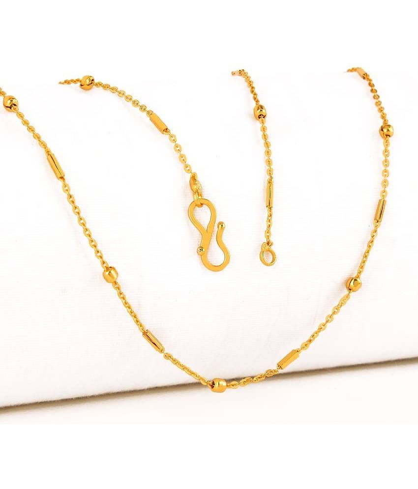 FASHION FRILL Gold Plated Brass Chain ( Pack of 1 )