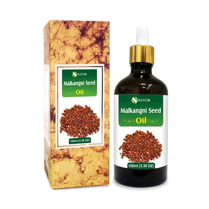 Salvia Malkangani Oil (Celastrus paniculatus) Carrier Oil for Skincare, Haircare & Massage Botanical Oil for DIY Formulations & Body Care 100 ml / 3.38 fl oz Salvia Malkangani Oil (Celastrus paniculatus) Carrier Oil for Skincare, Haircare & Massage Botan