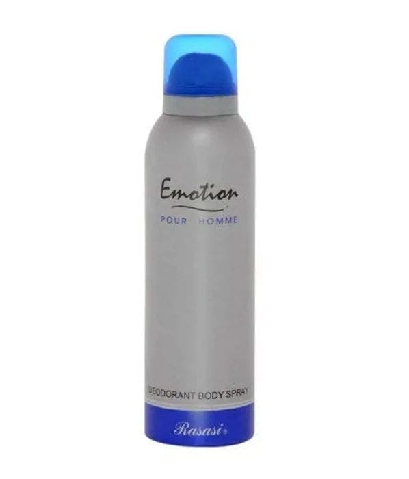 Rasasi Emotion Blue Body Deodorant - Strong Man Scent, 200 ml