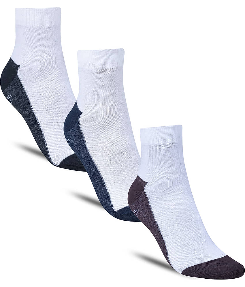 Dollar - Cotton Men's Printed Multicolor Ankle Length Socks ( Pack of 3 )
