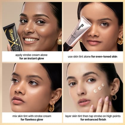 Go-to Glow Combo | Skin Tint & Strobe Cream Go-to Glow Combo | Skin Tint & Strobe Cream - Gold / 2.0 Cashew