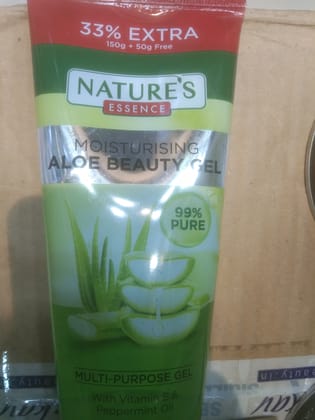 Nature's Essence Moisturising Aloe beauty cel Multi-purpose gel Peppermint oil 