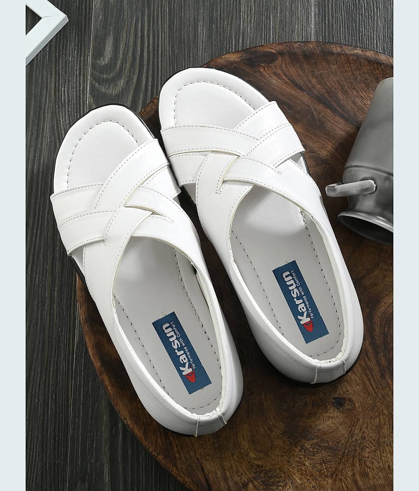 Karsun - White Men's Sandals