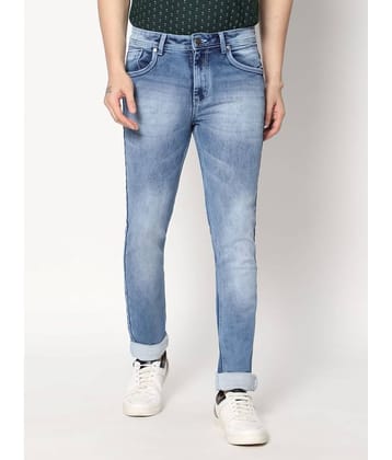 HJ HASASI - Blue Cotton Regular Fit Men's Jeans ( Pack of 1 )