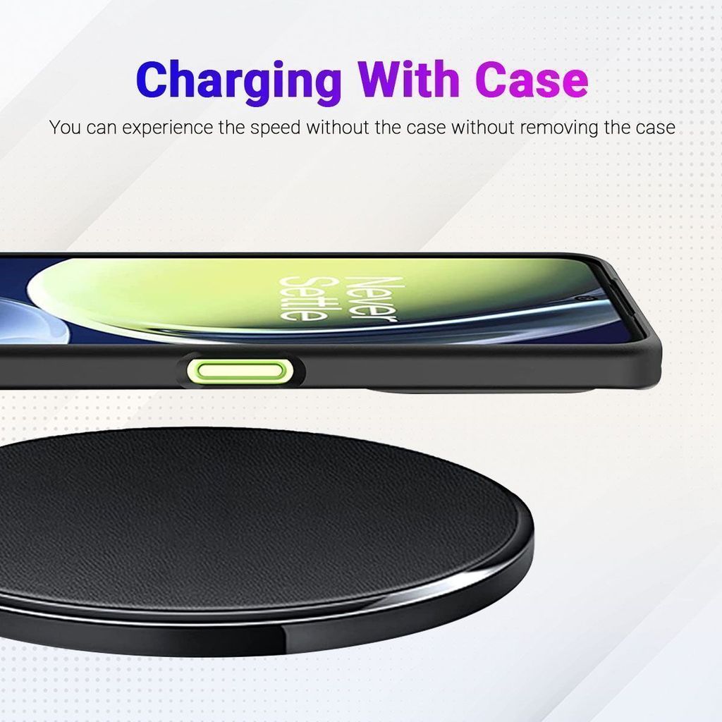 LIRAMARK Liquid Silicone Soft Back Cover Case for OnePlus Nord CE 3 Lite 5G / 1+Nord CE 3 Lite 5G