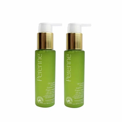 Twin Pack of Oil Control Clarifying Facewash with Tea Tree & Willow Bark Extract (100ml x 2)