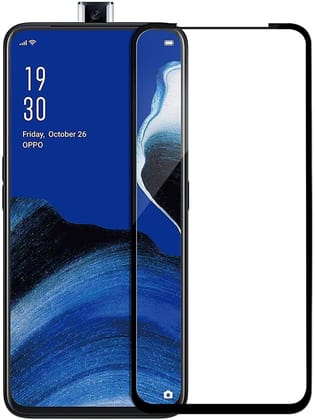 PLUGTECH Advanced Tempered Glass With Anti-Explosion 9H Hardness Edge-To-Edge Coverage Screen Guard for OPPO K3