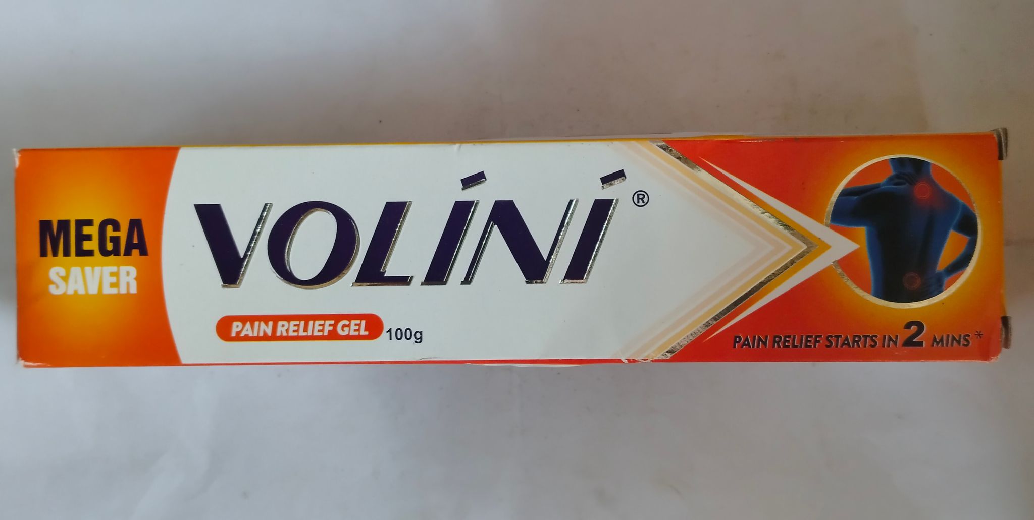 Volini Pain relief gel Pain relief starts in 2 mins 