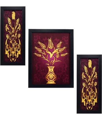 Indianara - Floral Painting With Frame