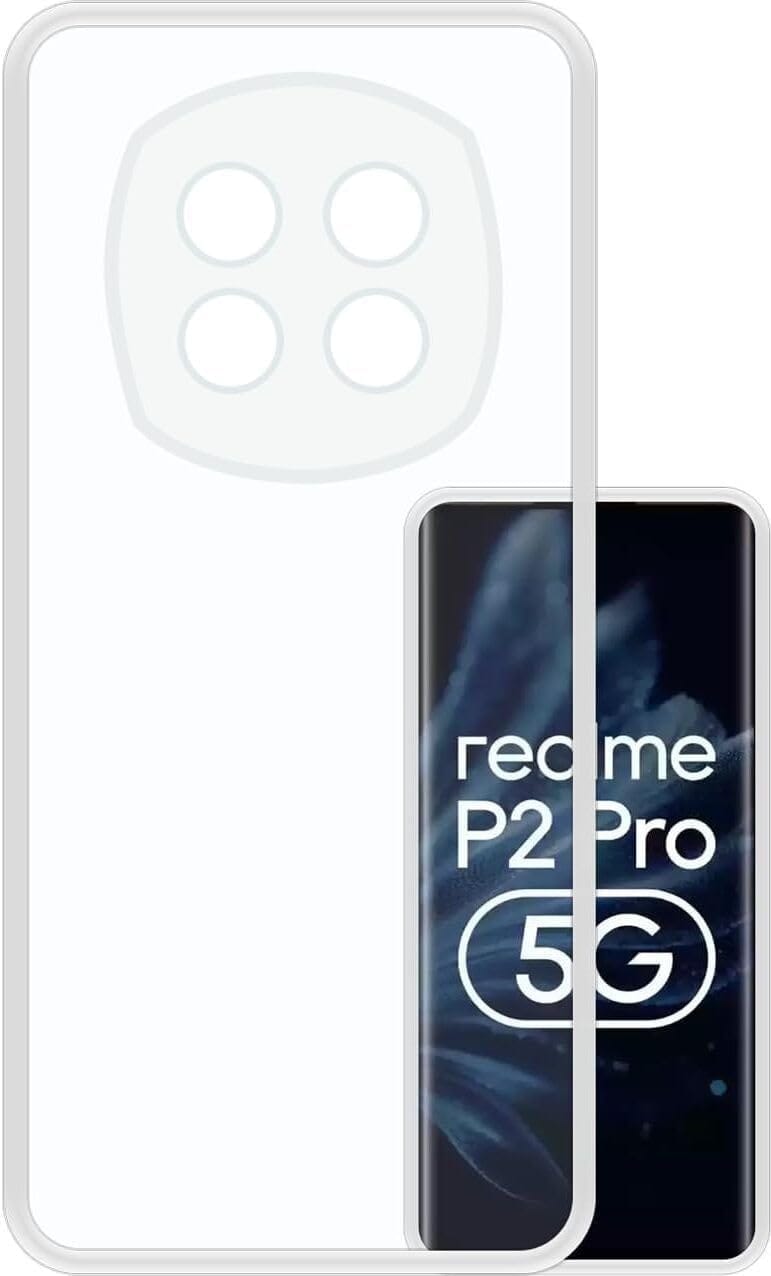 PLUGTECH TPU Ultra Hybrid Clear Camera Protection Back Cover Case for Realme P2 Pro