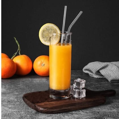 Stainless Steel Straws & Brush (2 Straight straws, 2 Bent straws, 1 Brush)