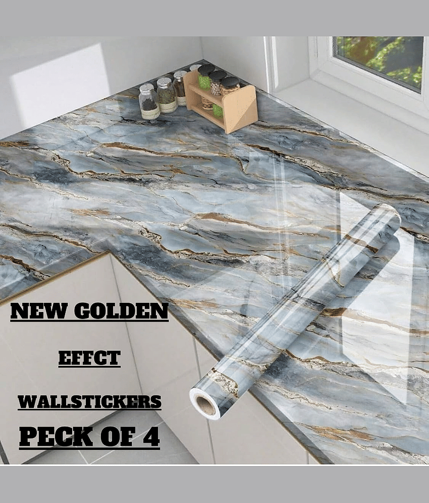 swipe n see Abstract Wallpaper ( 60 x 200 ) cm ( Pack of 4 )