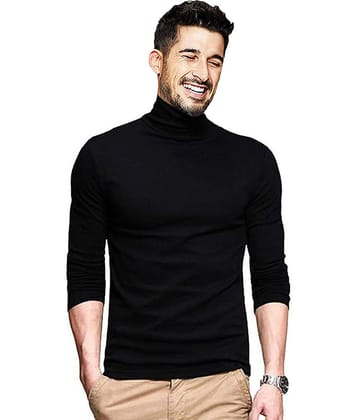 Leotude Pack of 1 Cotton Blend Regular Fit Men's T-Shirt ( Brown )