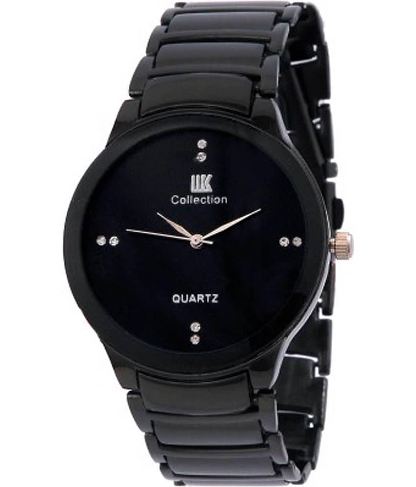 IIK COLLECTION Black Analog Watch