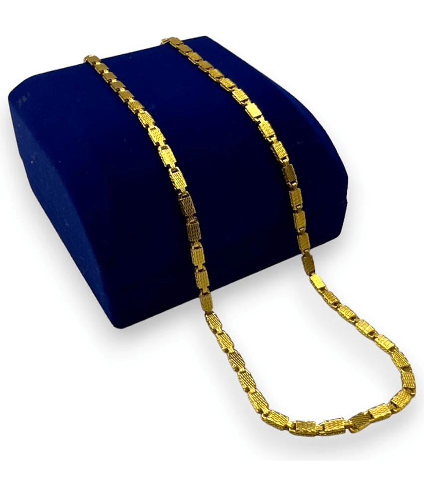 Charms Gold Plated Chain ( Set of 1 )