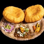 Paneer Masala Chole Bathure
