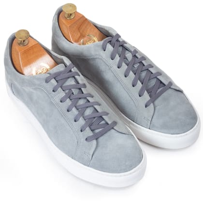 Domani Comfort Suede Sneakers (Grey)-EU 43 / UK 9 / Grey