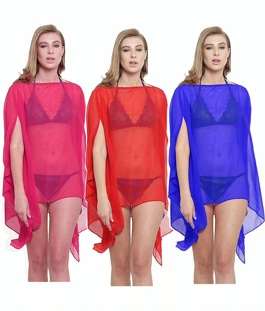 R L F Chiffon Multi Color Cover ups