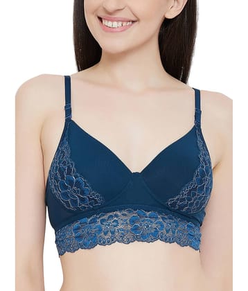 Clovia Lace Bralette - Blue
