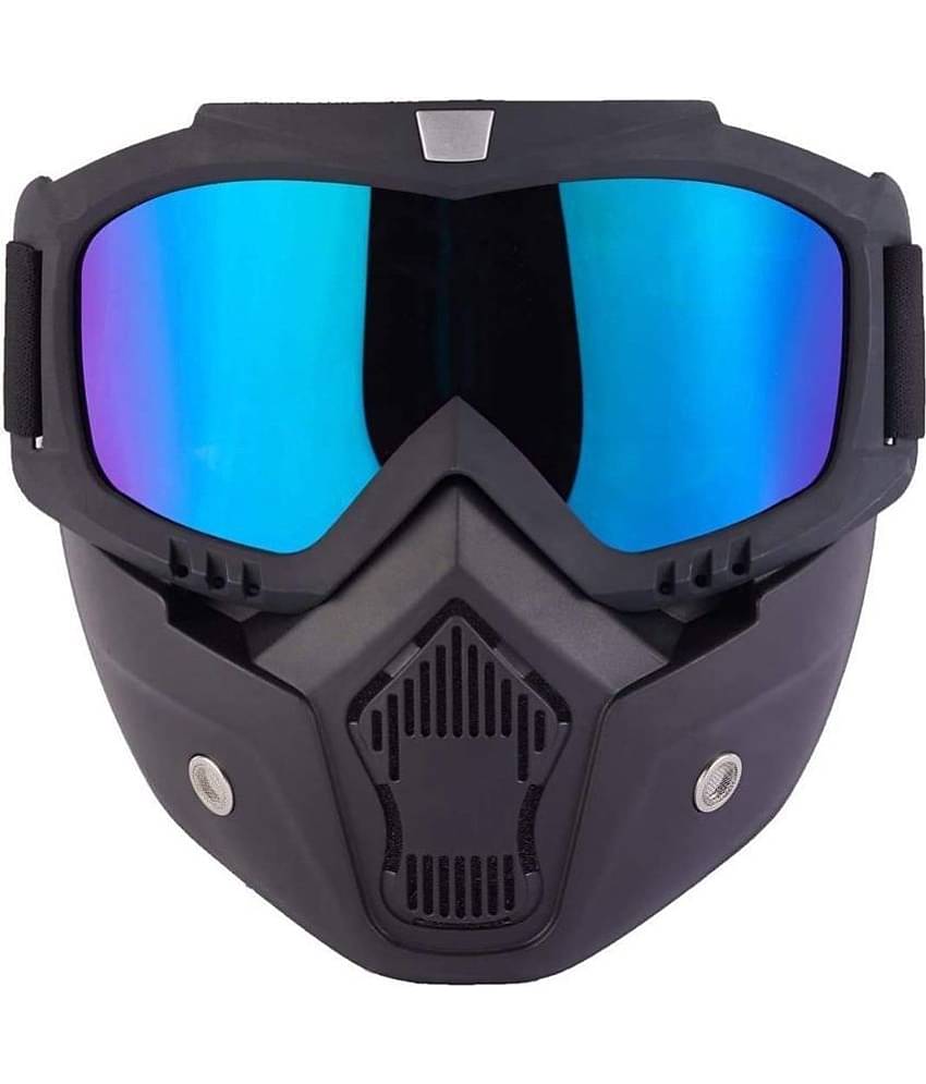 THRIFTKART UV Protected Blue Riding Goggles ( Pack of 1 )