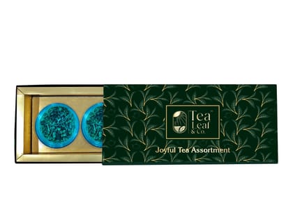 Tea Leaf & Co. Joyful Tea Assortment  Luxury Tea Sampler Gift Box Premium Tea Blends-500