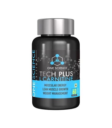 One Science Tech Plus L-Carnitine – 60 Capsules (Exp: 10/25)