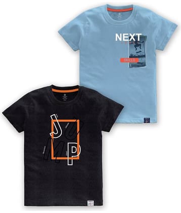 CODEZ Pack of 1 Boys Cotton Blend T-Shirt ( Multi Color )