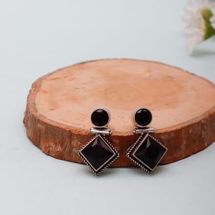 Black Bold Earrings