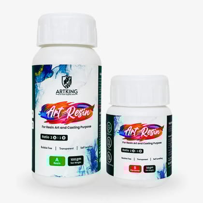 2:1 Epoxy Art Resin | 150g, 300g, 750g, 1.5Kg, 3Kg, 9Kg, 15Kg-150g