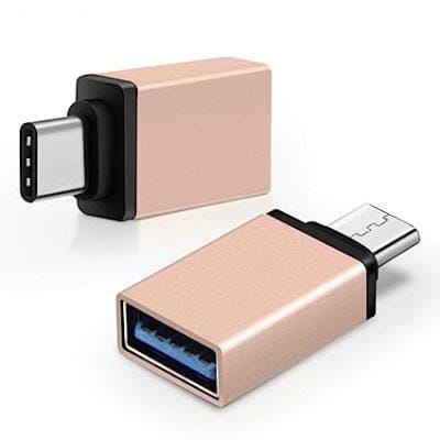 USB A (F) to Type C (M) OTG Connector Converter Adapter ,Compatible with Android Phones, Type C or Thunderbolt 4/3 Devices