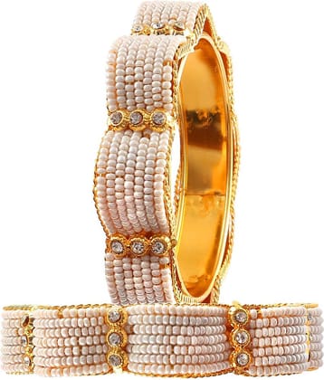 Jewar Mandi - Gold Kada Set ( Pack of 1 )