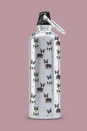French Bulldog Lightweight Aluminium Bottle
