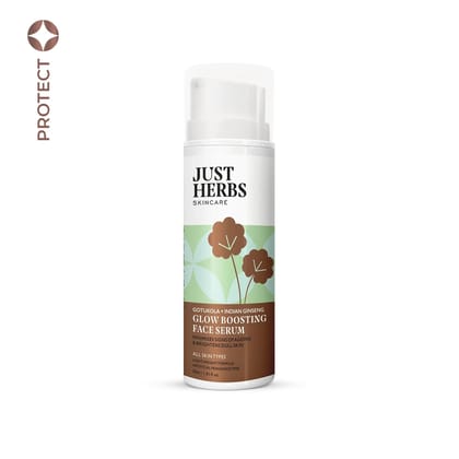Glow Boosting Face serum with Gotukola and Indian Ginseng Glow Boosting Face serum with Gotukola and Indian Ginseng - 30 ml