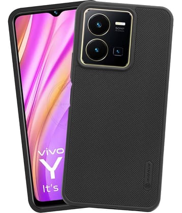 VAKIBO Plain Cases Compatible For Rubber Vivo Y35 ( Pack of 1 )