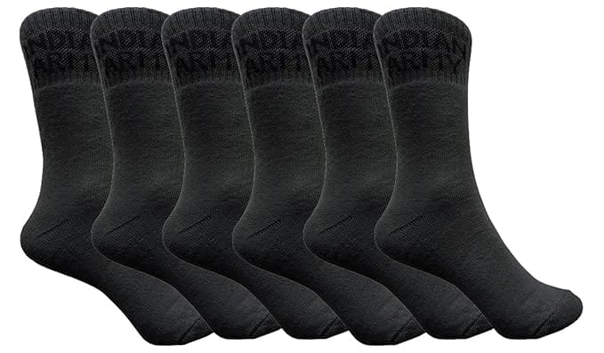 VOICI France Mens Premium Formal Socks calf length Indian army green Color Free Size thick Cotton Towel Fabric - 6