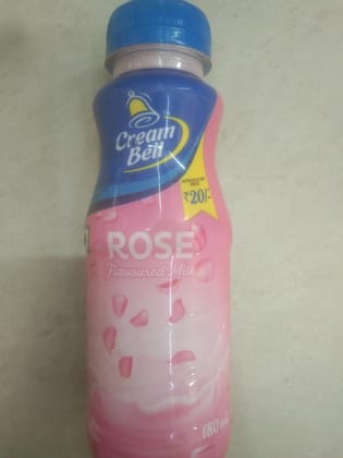 Cream bell rose flavoured milk