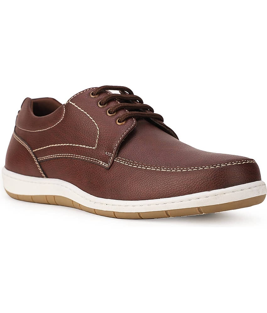 Bata Brown Men's Boat Shoes