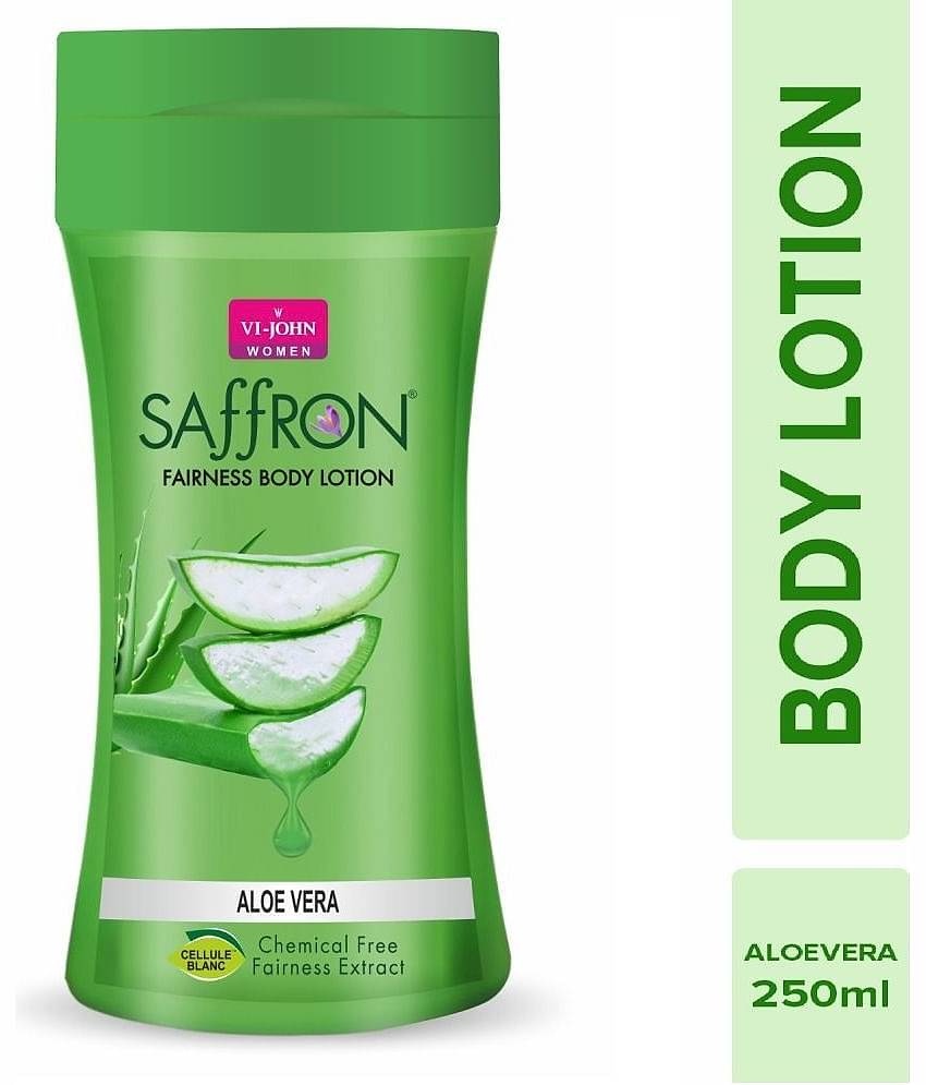 Vi-John Saffron Fliptop Aloevera Fairnes Body Lotion for Men & Women 250ml