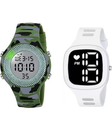 Cosmic - Black Dial Digital Boys Watch ( Pack Of 2 )