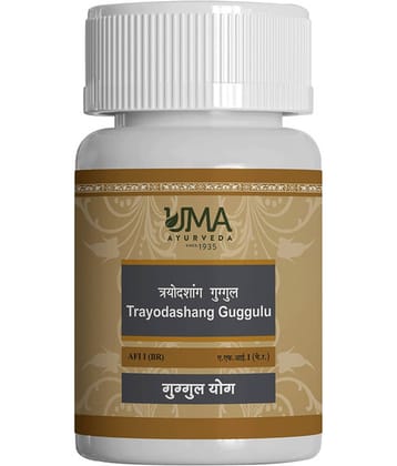 UMA AYURVEDA Trayodashang_Guggul_80_Tab Tablet 1 kg Pack Of 1