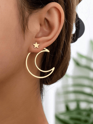 Starstruck Crescent Hoops