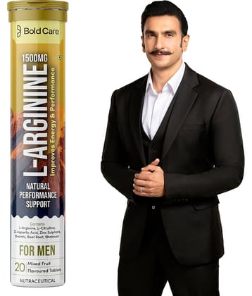 Bold Care L-Arginine & L-Citrulline Effervescent Tablets (Pack of 1 (20 Tablets))